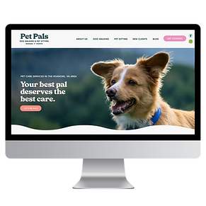 Pet Pals homepage.