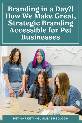 Branding in a Day?! How We Make Great, Strategic Branding Accessible for Pet Businesses