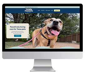 Totally Pawsome homepage.