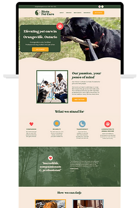 Biota Pet Care homepage by Pet Marketing Unleashed.