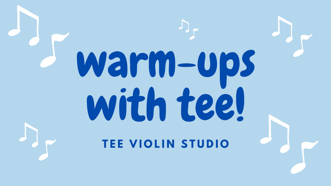 Transforming my thesis and violin curriculum into relevant videos a tiny step at a time...