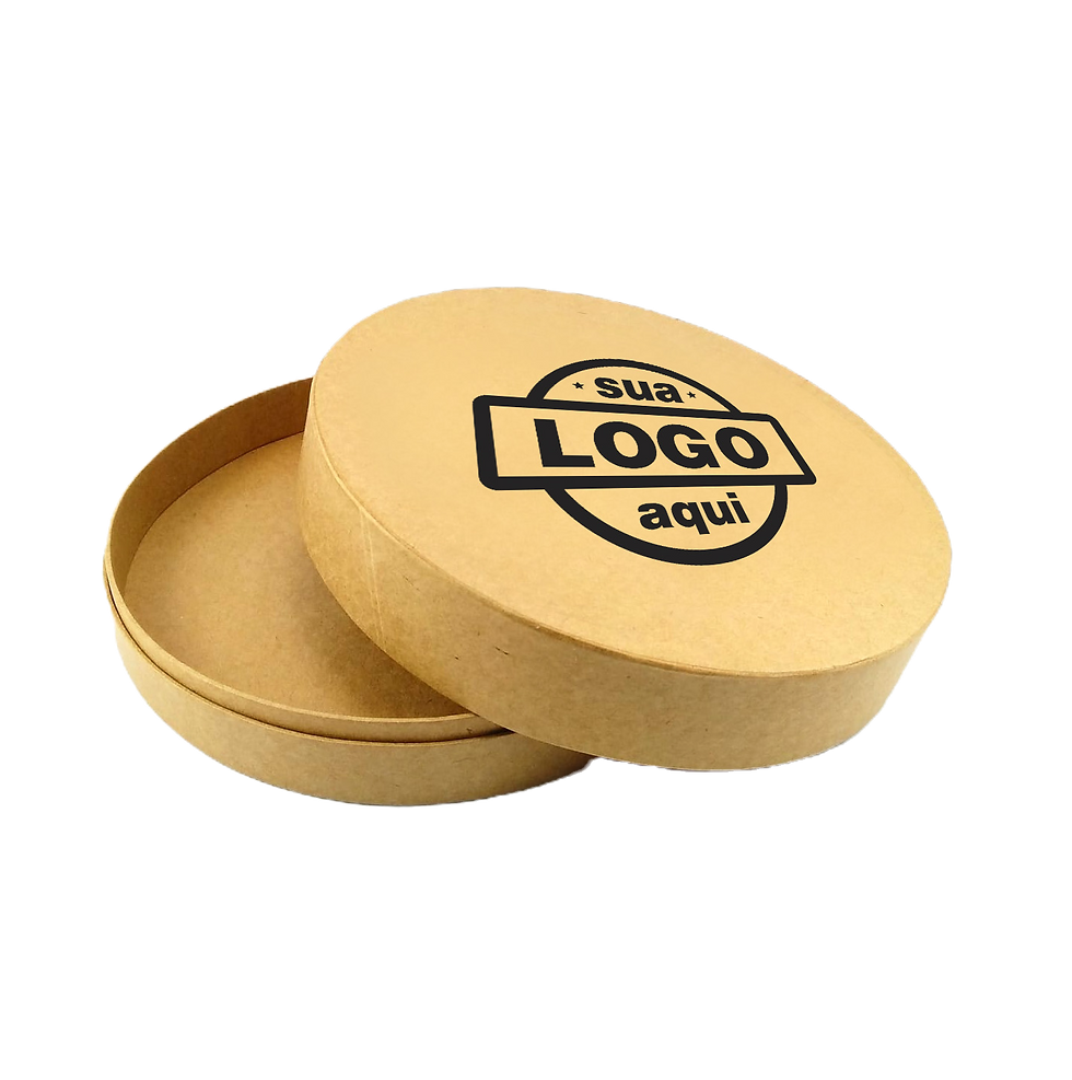 Miniatura: Caixa redonda personalizada 18 x 5cm