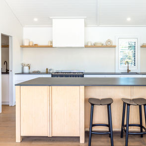 Waiheke Island Interior Design, Kitchen Design Waiheke Island, Osso Stools