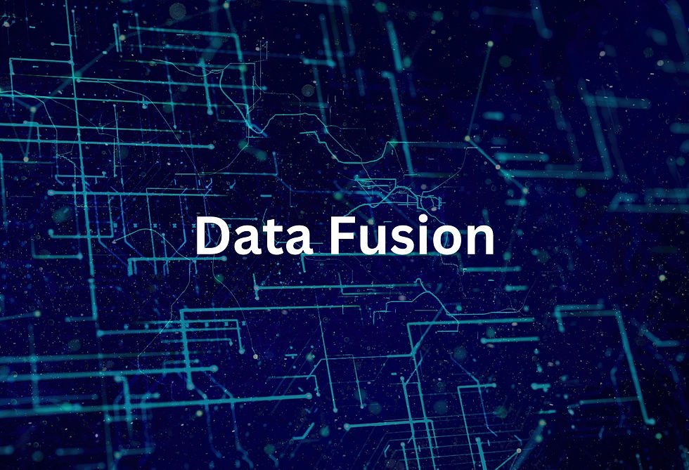 blue data screen with text over