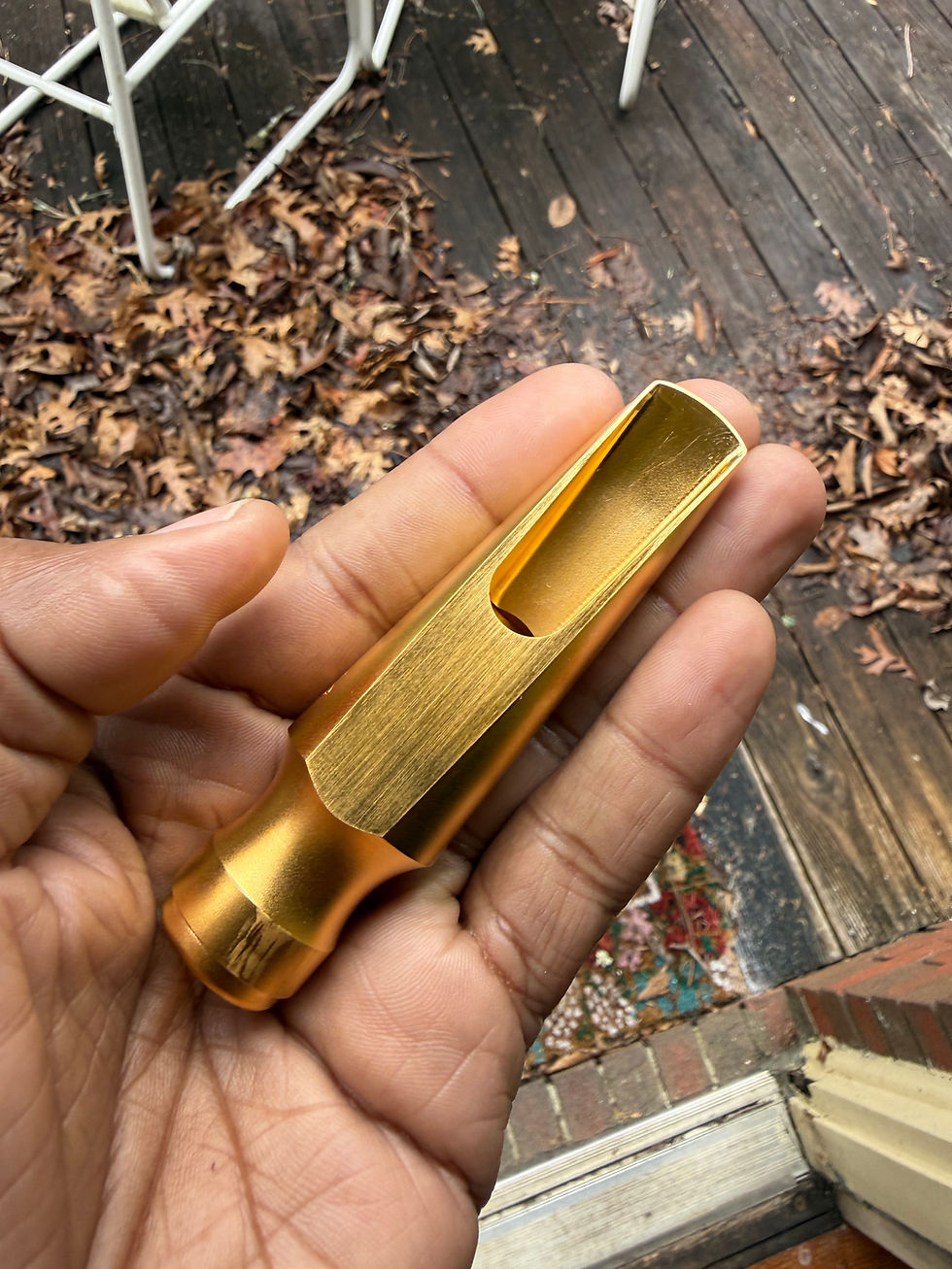 Thumbnail: Gold plated Blue Heron Tenor 7 (.101)