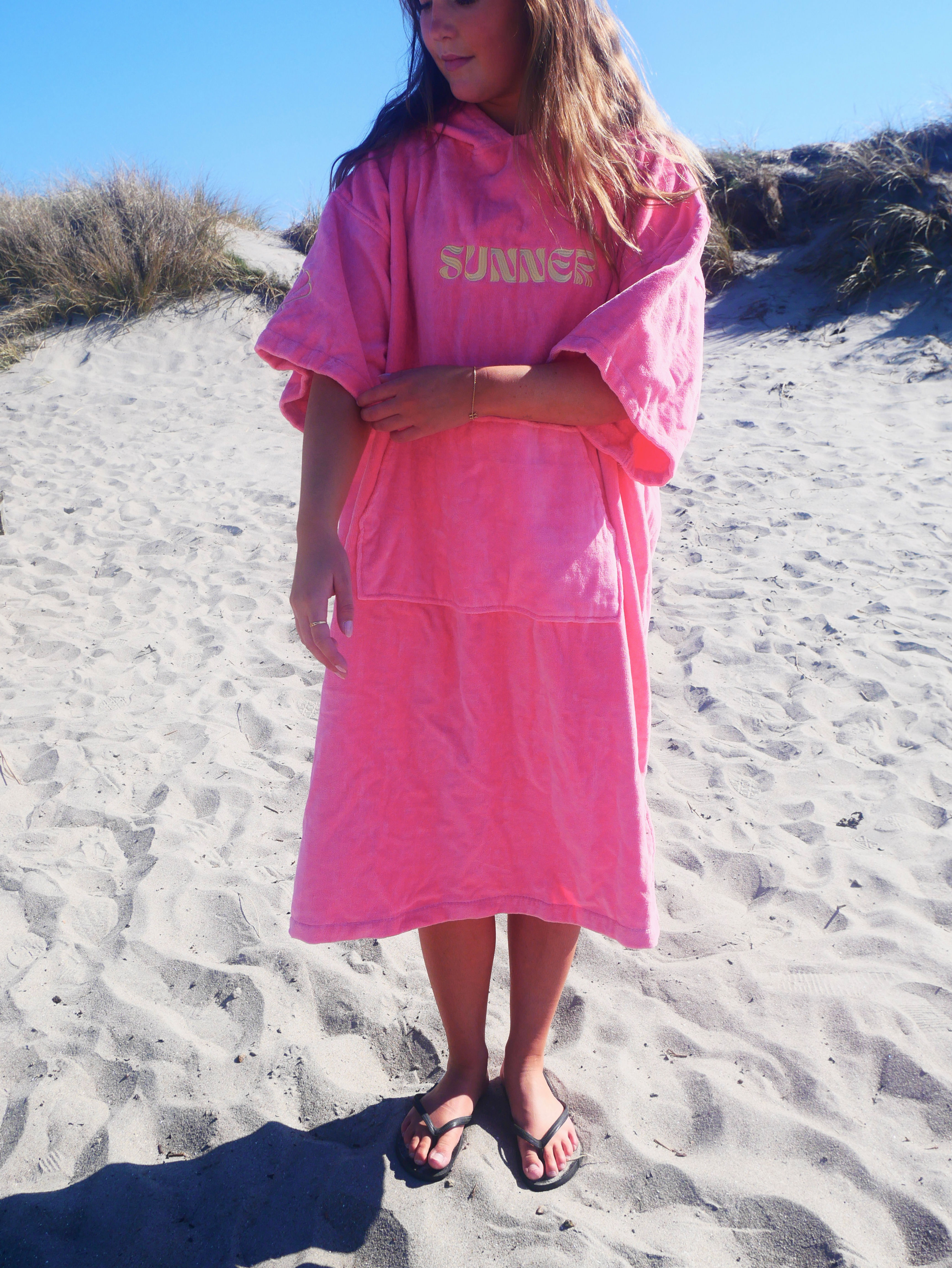 SURF PONCHO WATERMELON