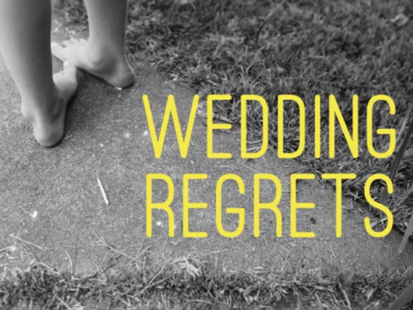 Things to avoid regretting about your wedding day