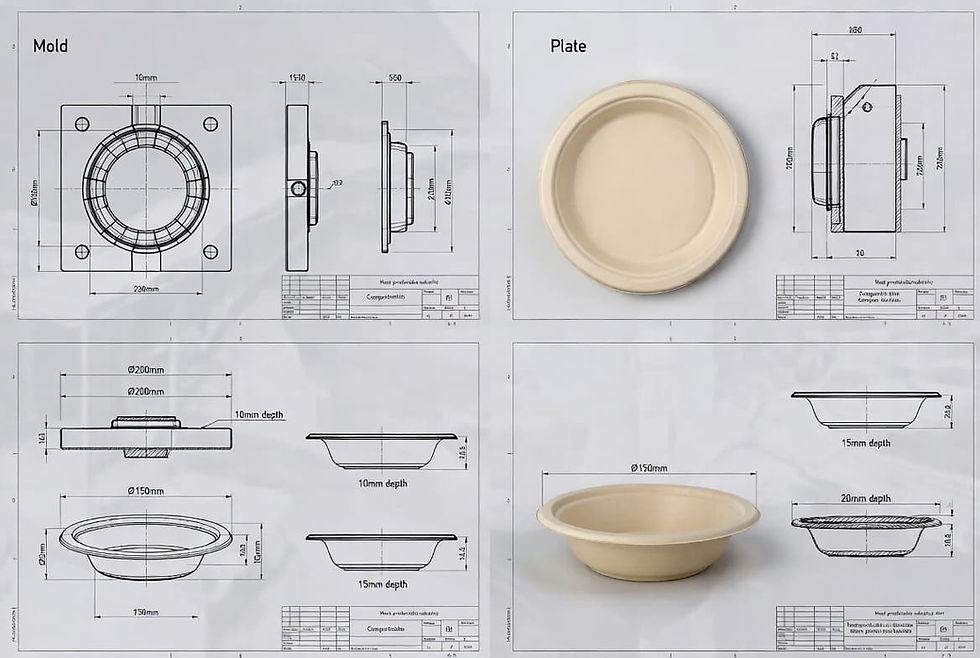 ODM disposable tableware product design and mold development