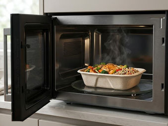  bagasse container in microwave