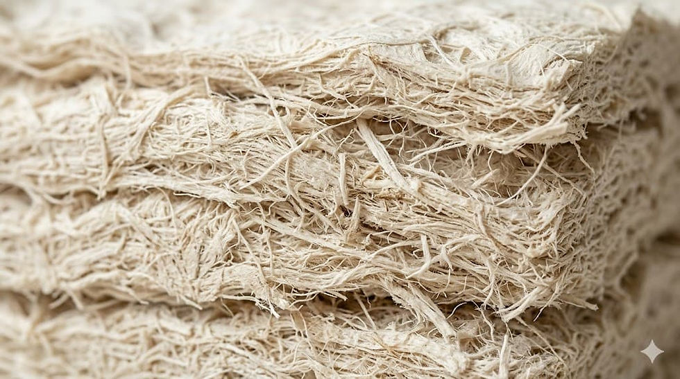 sugarcane bagasse raw material used for eco packaging production