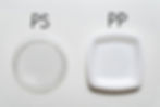 Comparison of polystyrene PS and polypropylene PP hard plastic tableware
