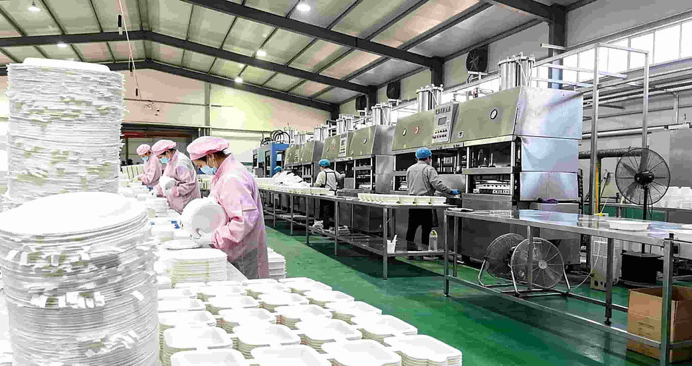 Sustainable airline catering packaging supplier quality control and manufacturing process