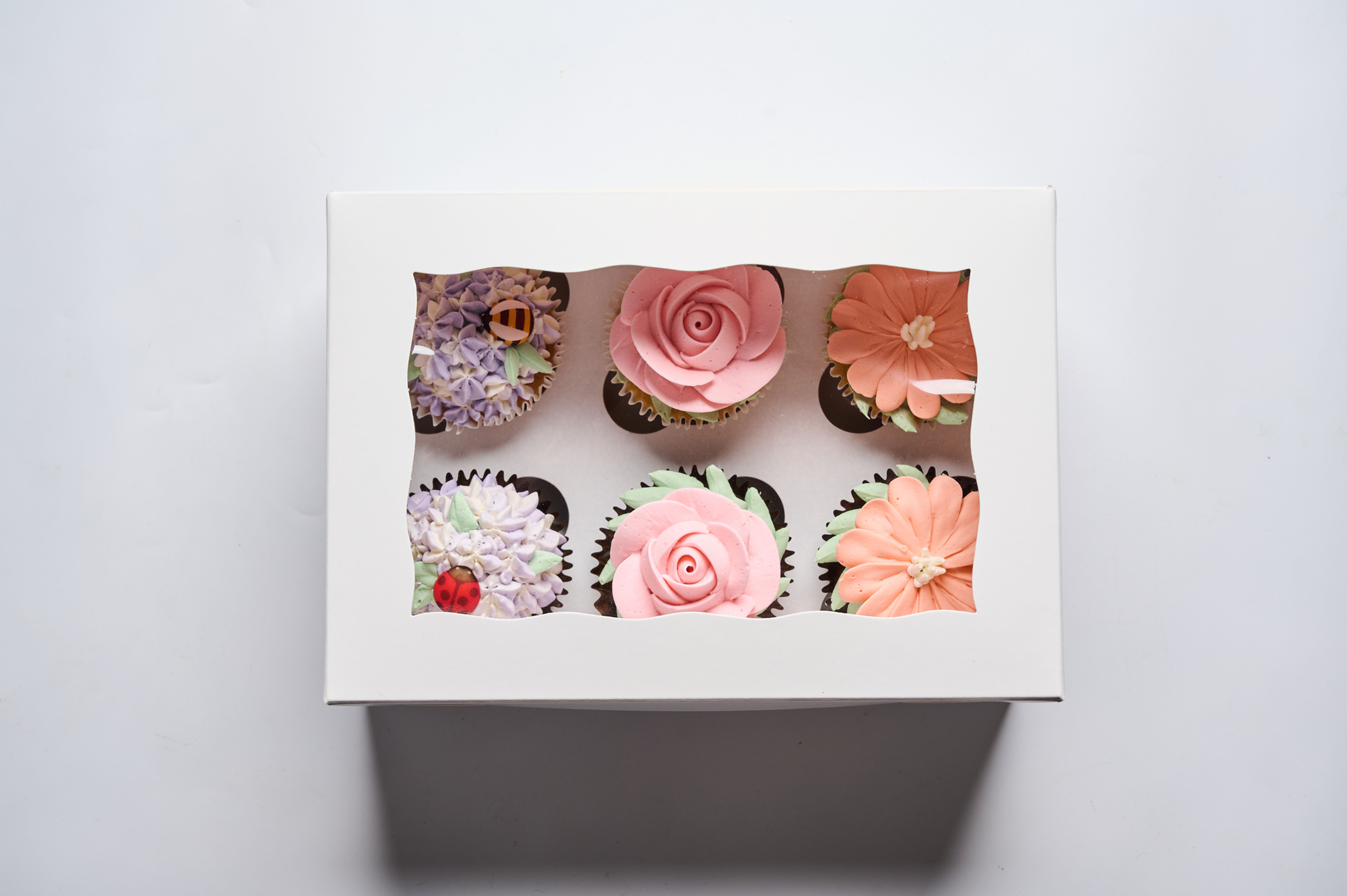 Floral Cupcake Gift Box (Mother's Day)