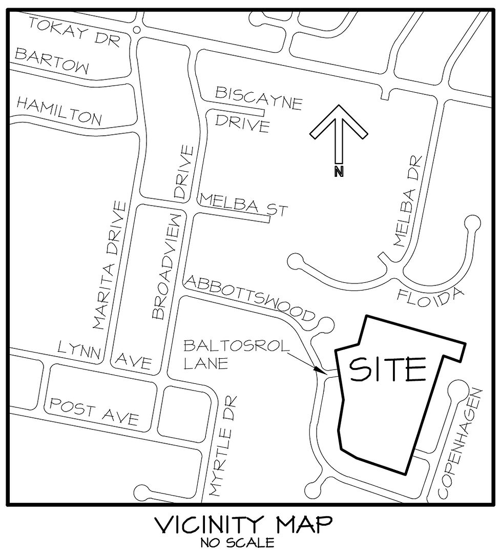 Vicinity Map around Shelton Place