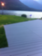 Patio ecodecking grigio chiaro