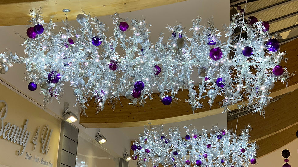 LED Garland with Foliage