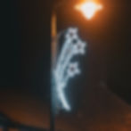 Three Shooting Stars Pole Motif