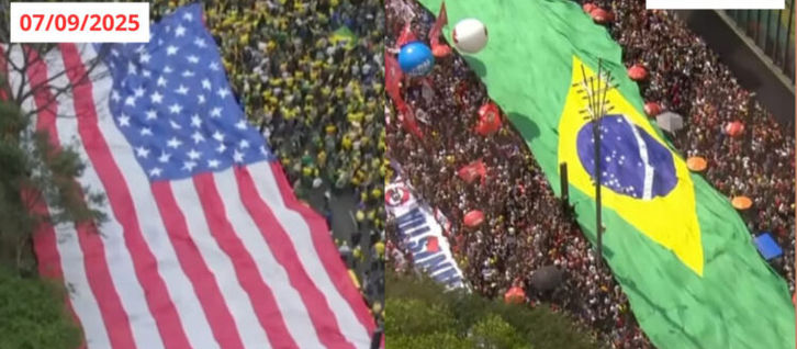 Nossa bandeira jamais será listrada