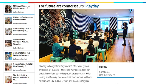 For Future Art Connoisseurs: Playday