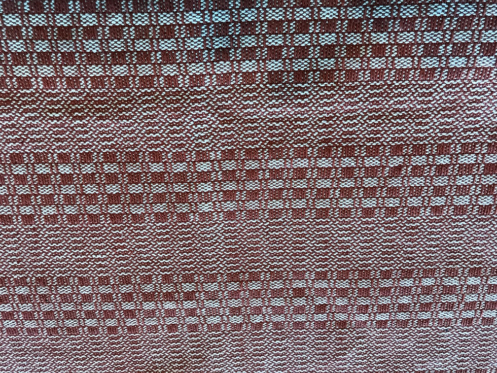 Thumbnail: Handwoven Burnt Orange Linen (19" x 13")