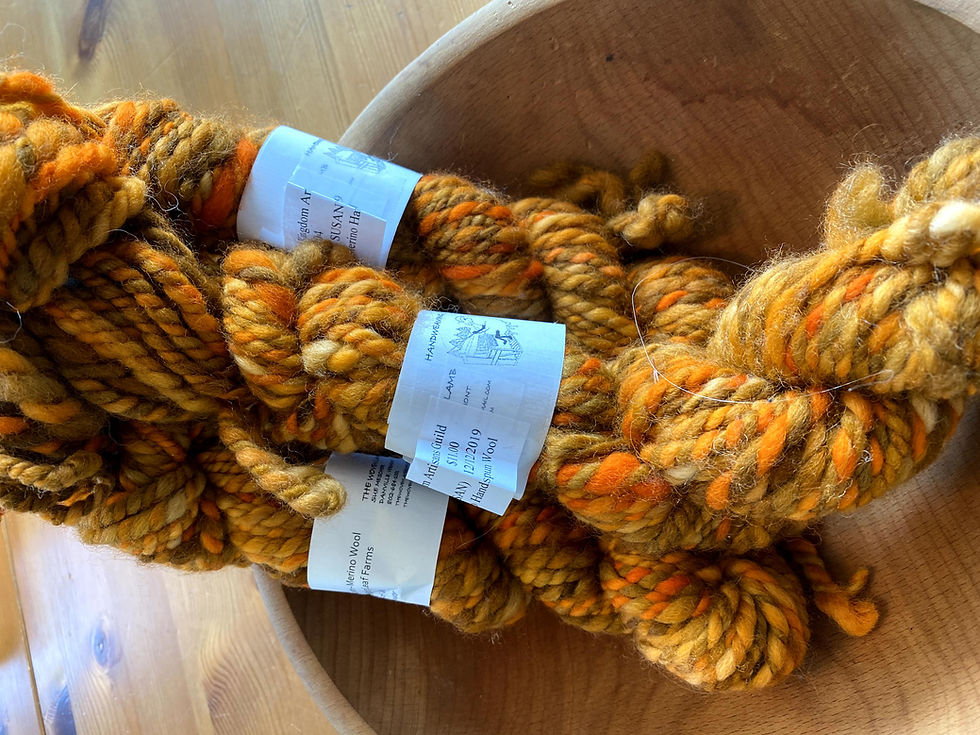 Thumbnail: Sedona Handspun Yarn (3 skeins - 110 yards)