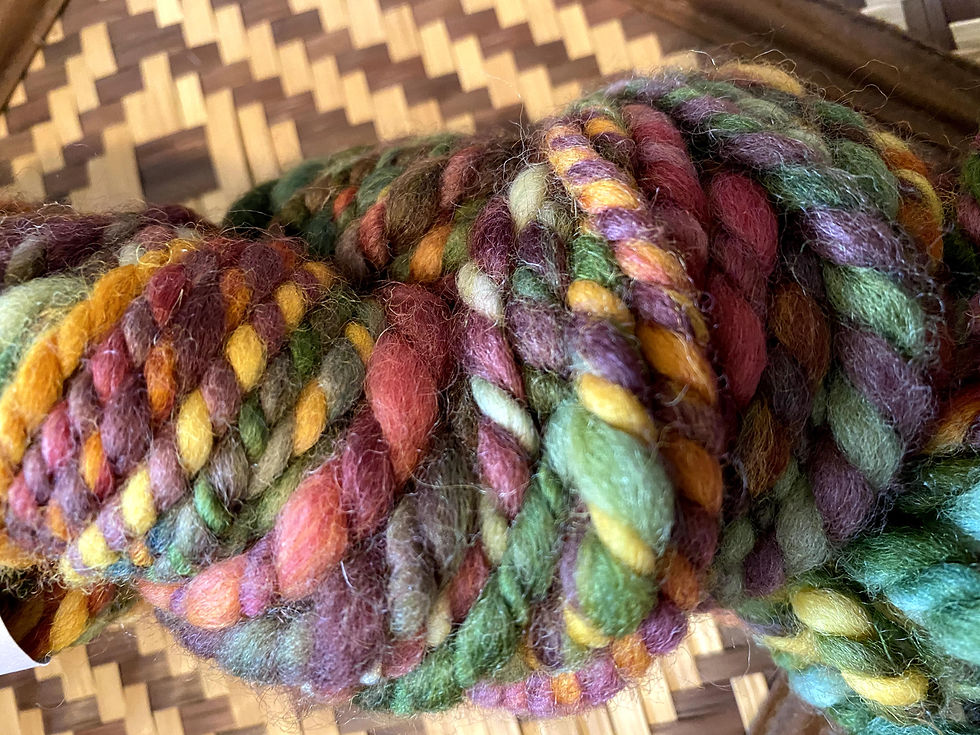 Thumbnail: Wine Country Handspun Yarn (1 skein - 56 yards)