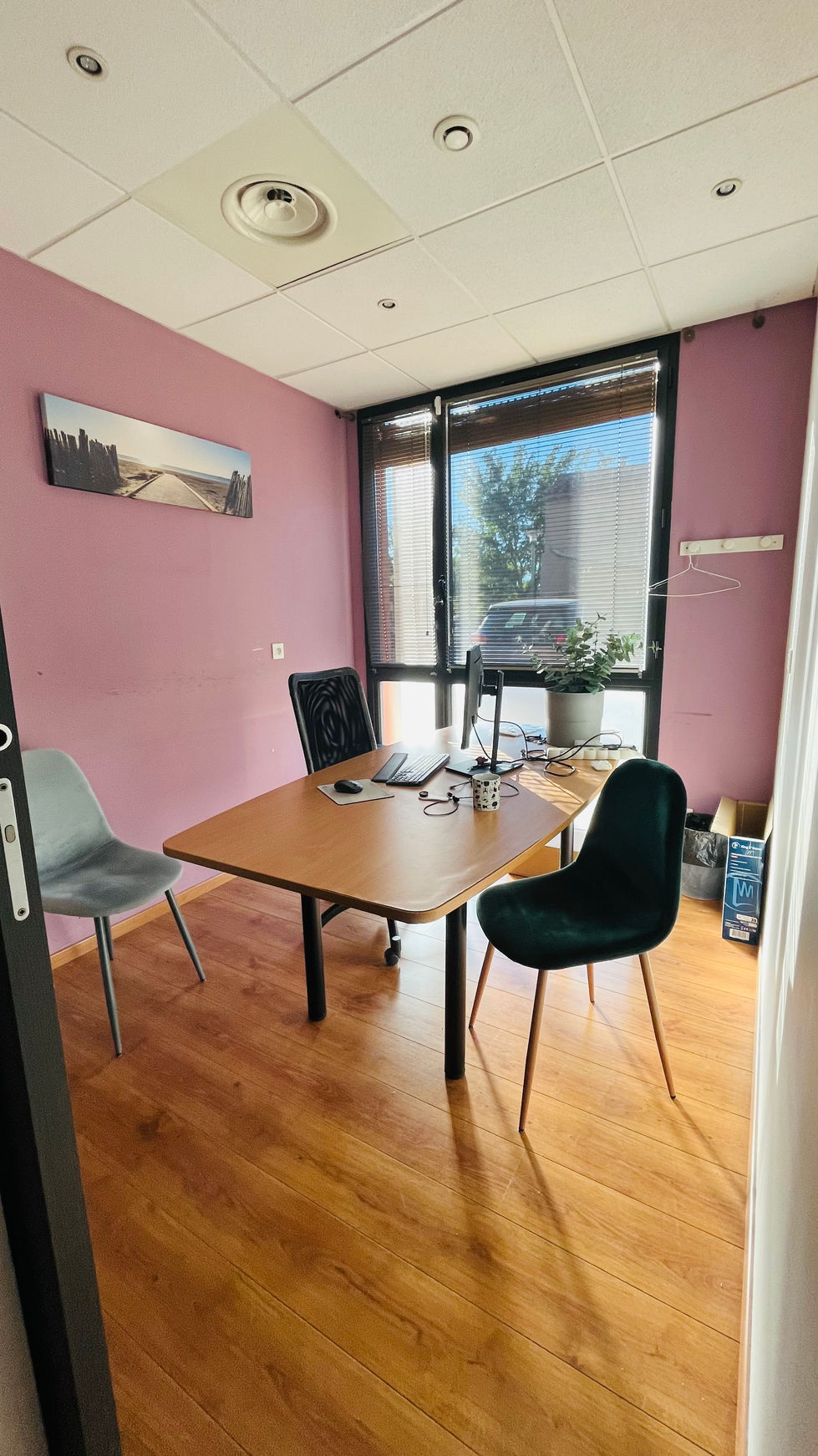 Un mobilier peu adapté à la taille de la pièce, une déco figée et mal placée