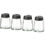 Thumbnail: IKEA Spice jar, Pack of 4, Black/ Glass