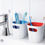 Thumbnail: IKEA Box, Set of 2, White, 10x10x10 cm