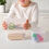 Thumbnail: IKEA Box with Lid, Set of 3, Yellow/Blue