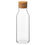 Thumbnail: IKEA Carafe with Stopper, Clear Glass/Cork, 1L