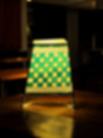 Handcrafted Checker Table Lamp with traditional Indian design, perfect for home decor.