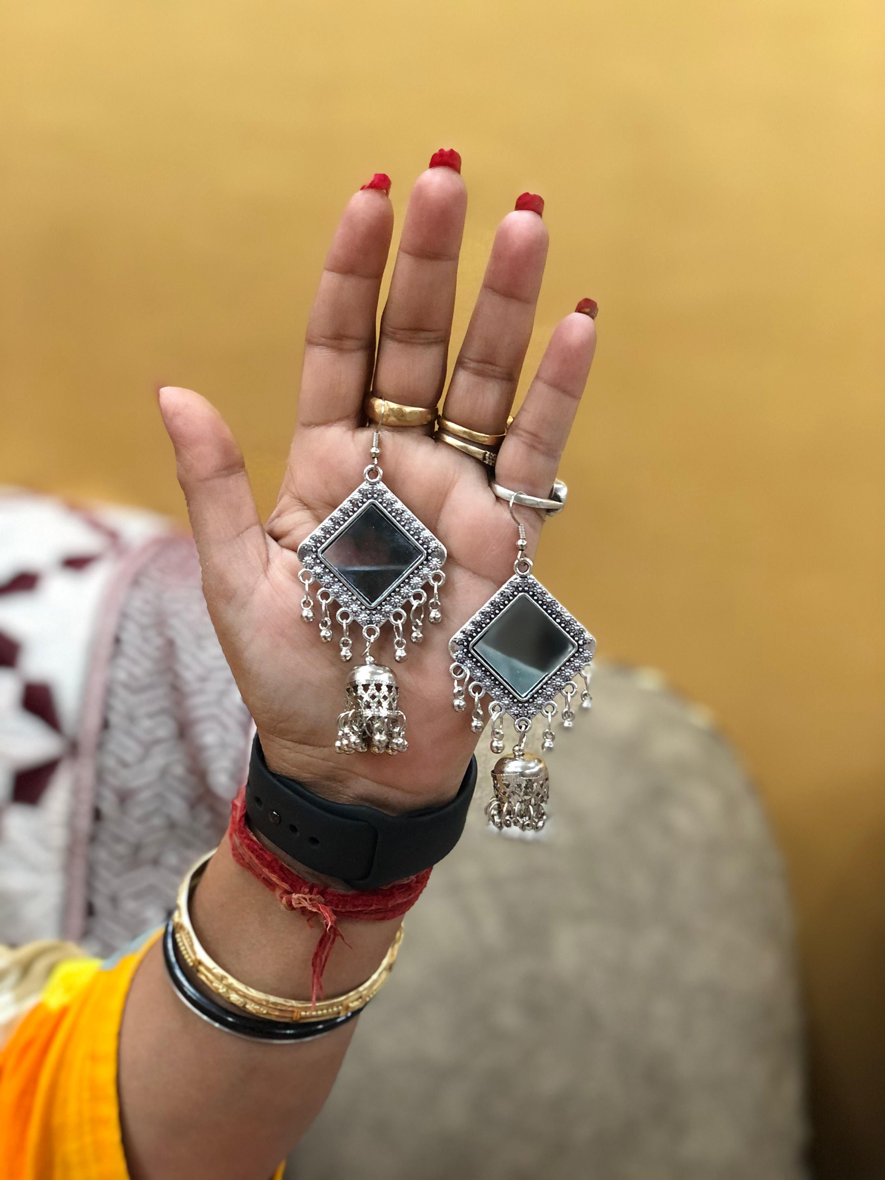 Mirror Darpan Jhumka