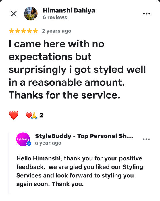 StyleBuddy is your go-to platform for personalized fashion and shopping experiences. Whether you’re looking to elevate your style, find the perfect outfit, or shop with confidence, our expert personal stylists and fashion stylists are here to guide you. We offer tailored recommendations based on your body type, preferences, and lifestyle, ensuring you always look and feel your best.