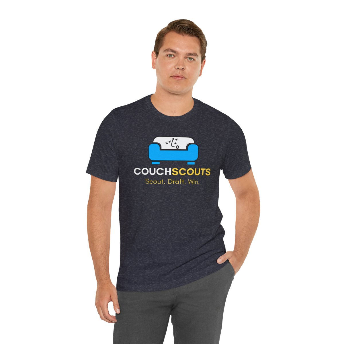 CouchScouts Soft Cotton T-Shirt with Tagline