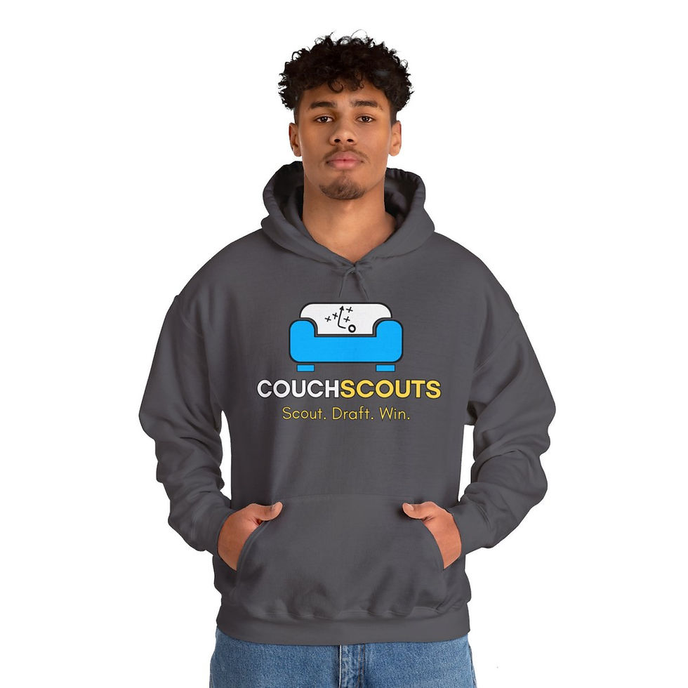 Thumbnail: CouchScouts Hoodie with Tagline