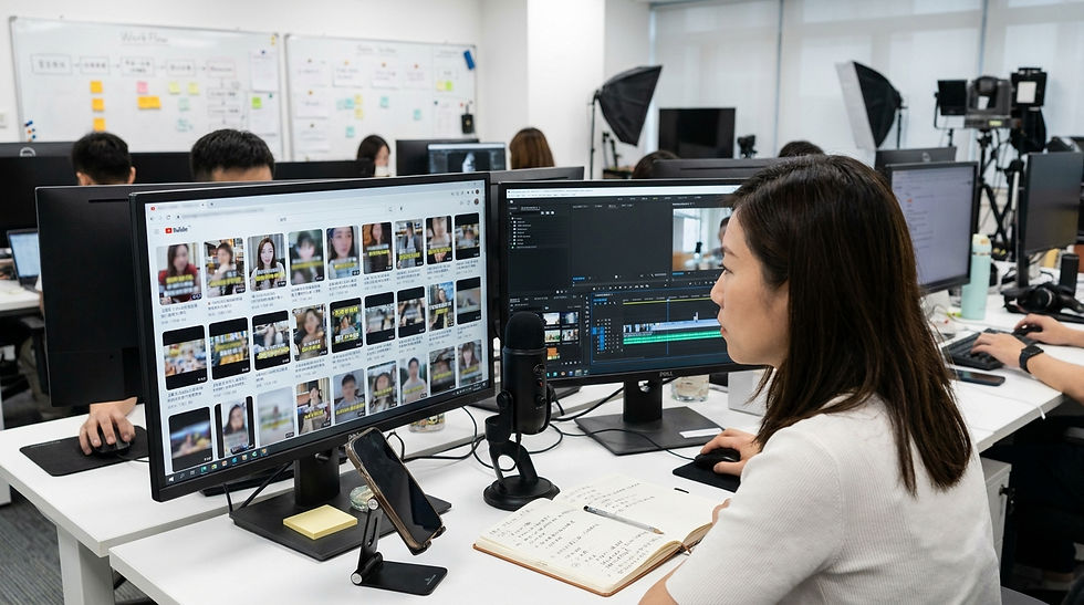 香港AI影片製作 — 品牌內容團隊以AI工具批量生成多語言版本社交媒體影片的工作流程