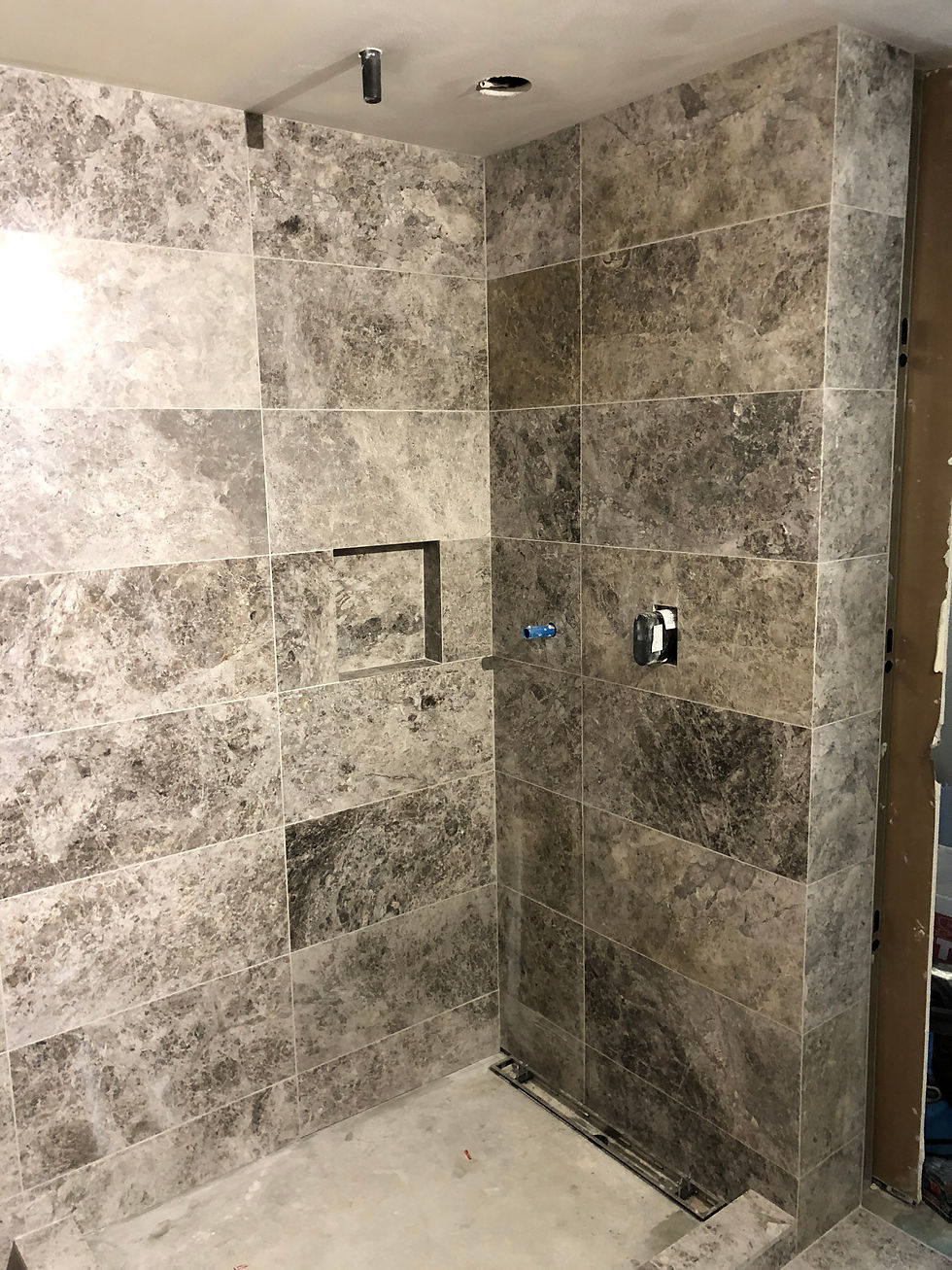 Marble tiles