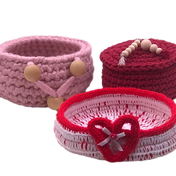 panières au crochet