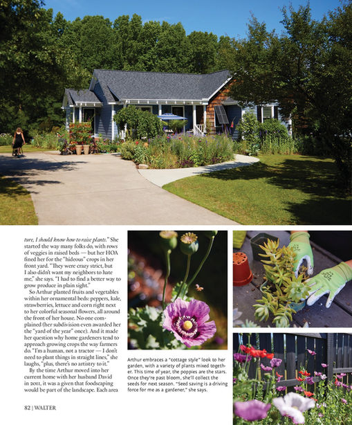 Walter Magazine Cover, Raleigh NC, Brie Arthur, Samantha Everette Photography