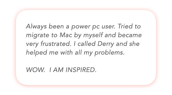 I called Derry and she helped me with all my problems. WOW I AM INSPIRED.