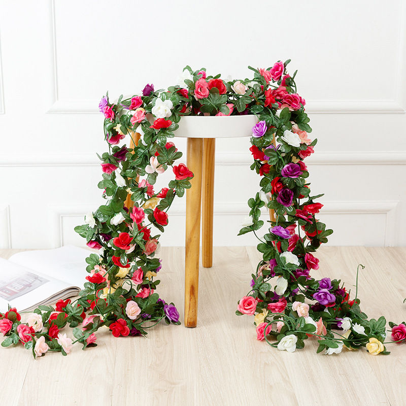Artificial Rose Garland — 250cm