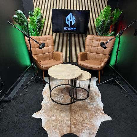 CPG Studios in Fort Lauderdale podcast room