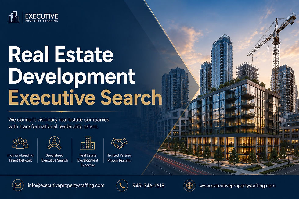 Real Estate Development Executive Search