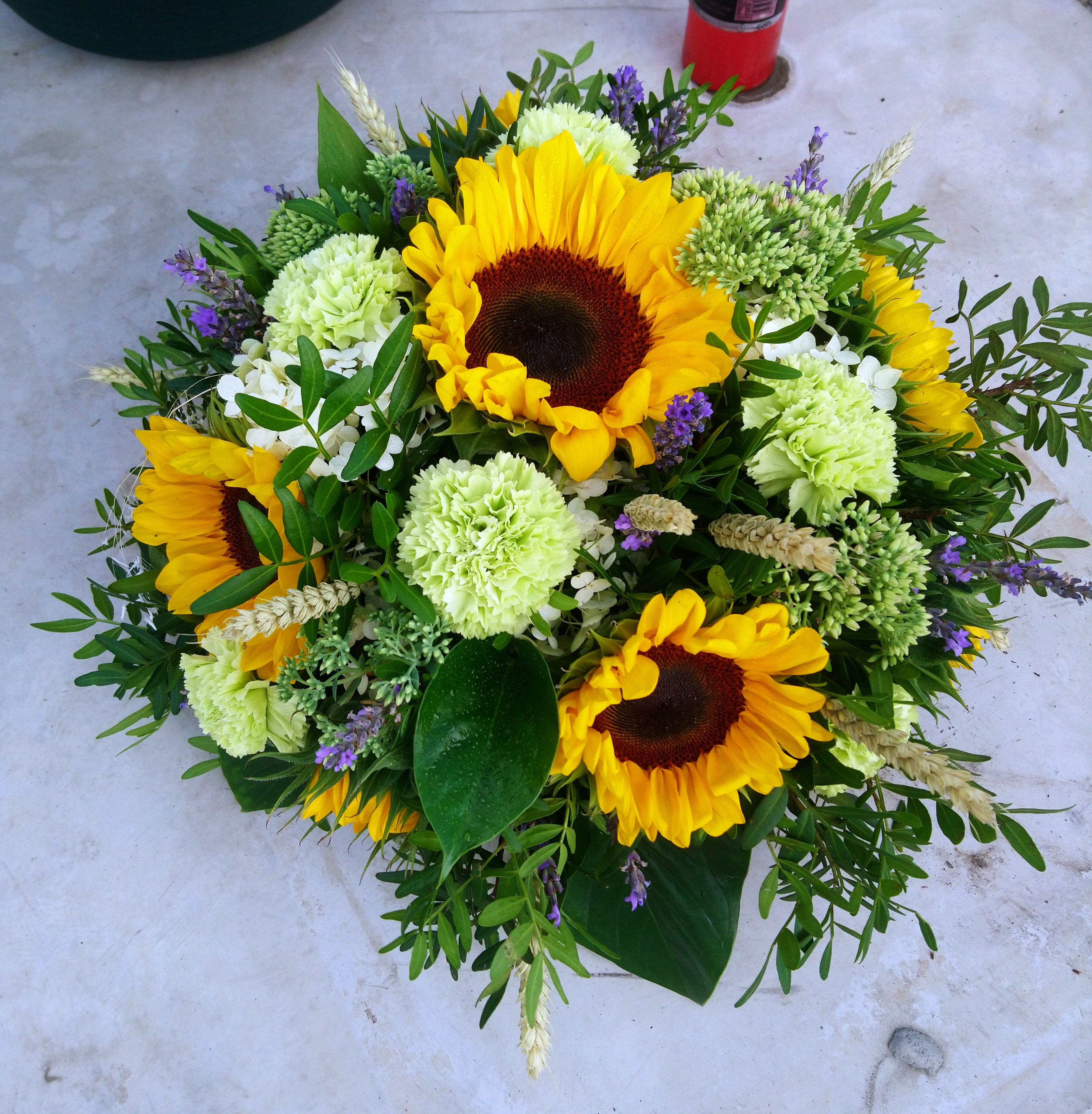 Coussin de tournesol