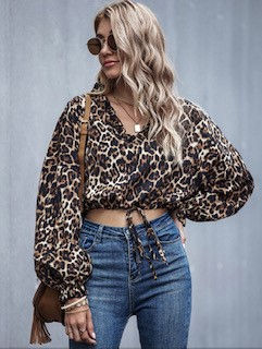 Leopard Blouse