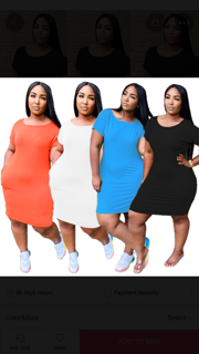 Solid Short Sleeve Casual Dress