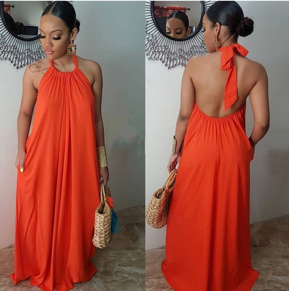 Tangi Halter Dress