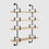Thumbnail: Small Mathieu Matégot Démon Shelf System for GUBI two enlighten four natural