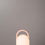Thumbnail: 1980s Romolo Lanciani 'Tender' Soft Pink and Glass Table Lamp for Tronconi